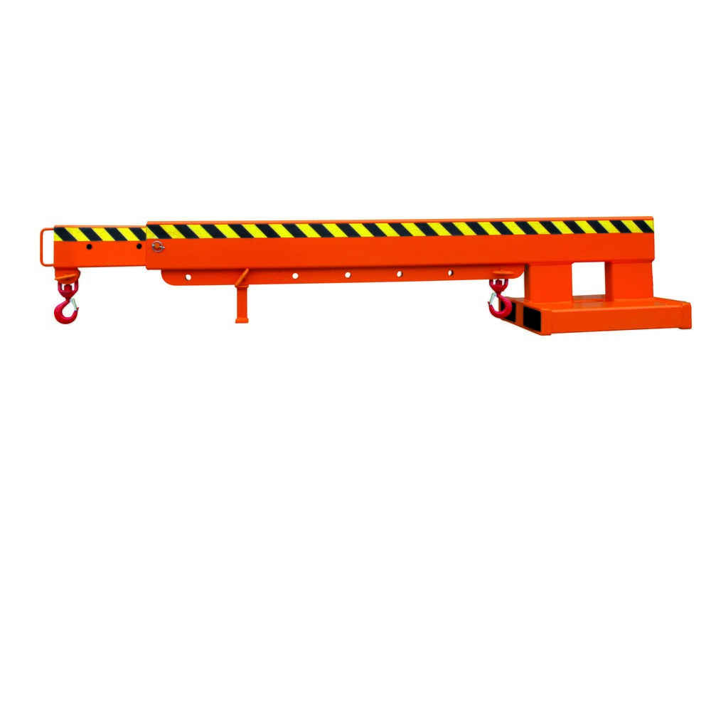 Illustration du produit: Eichinger® Bras de grue télescopique, 2 500 kg, orangé pur
