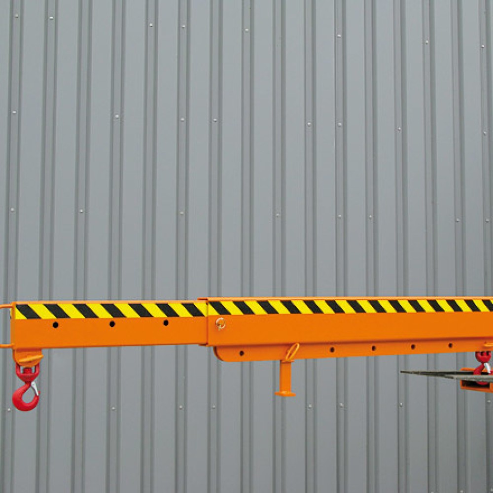 Produktabbildung Nr. 2: Eichinger® Bras de grue télescopique, 2 500 kg, orangé pur