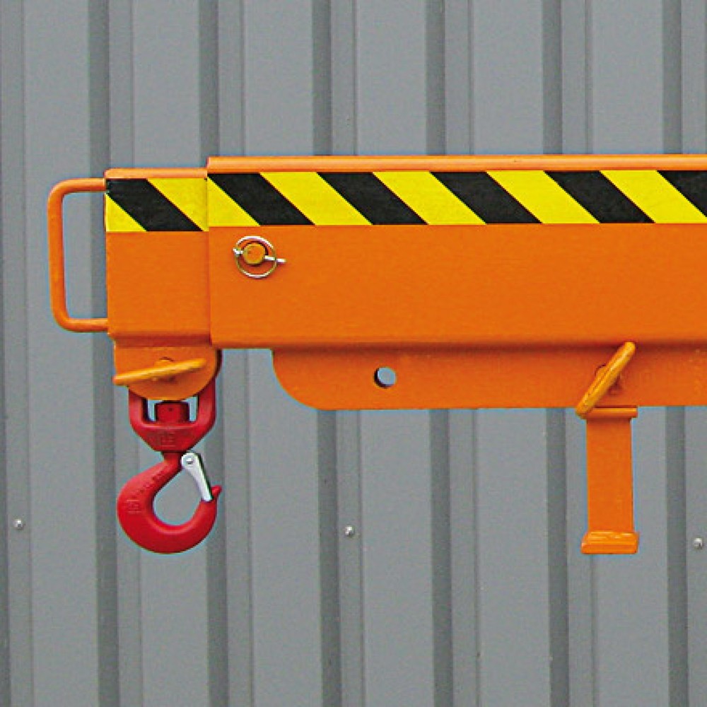 Produktabbildung Nr. 6: Eichinger® Bras de grue télescopique, 2 500 kg, orangé pur