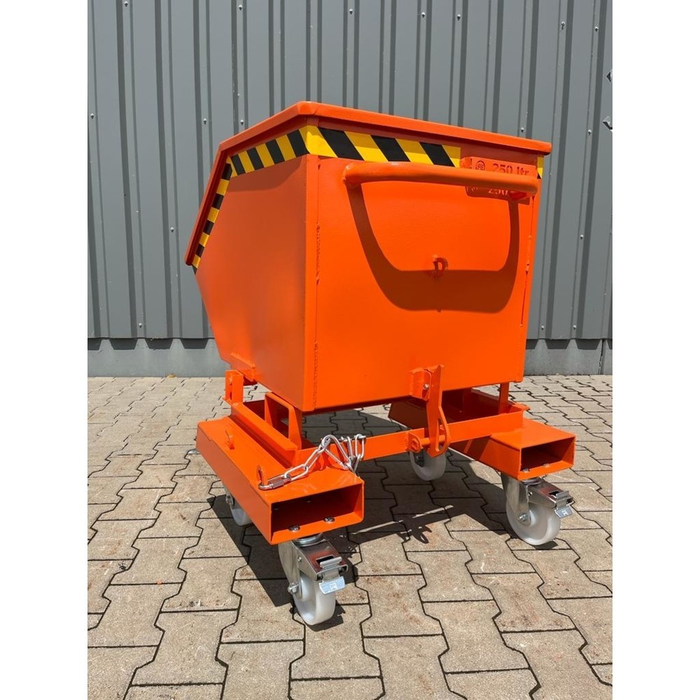 Produktabbildung Nr. 2: Eichinger® Chariot-caisse avec roulettes et entrées de fourche, 300 kg, 750 litres, gris anthracite