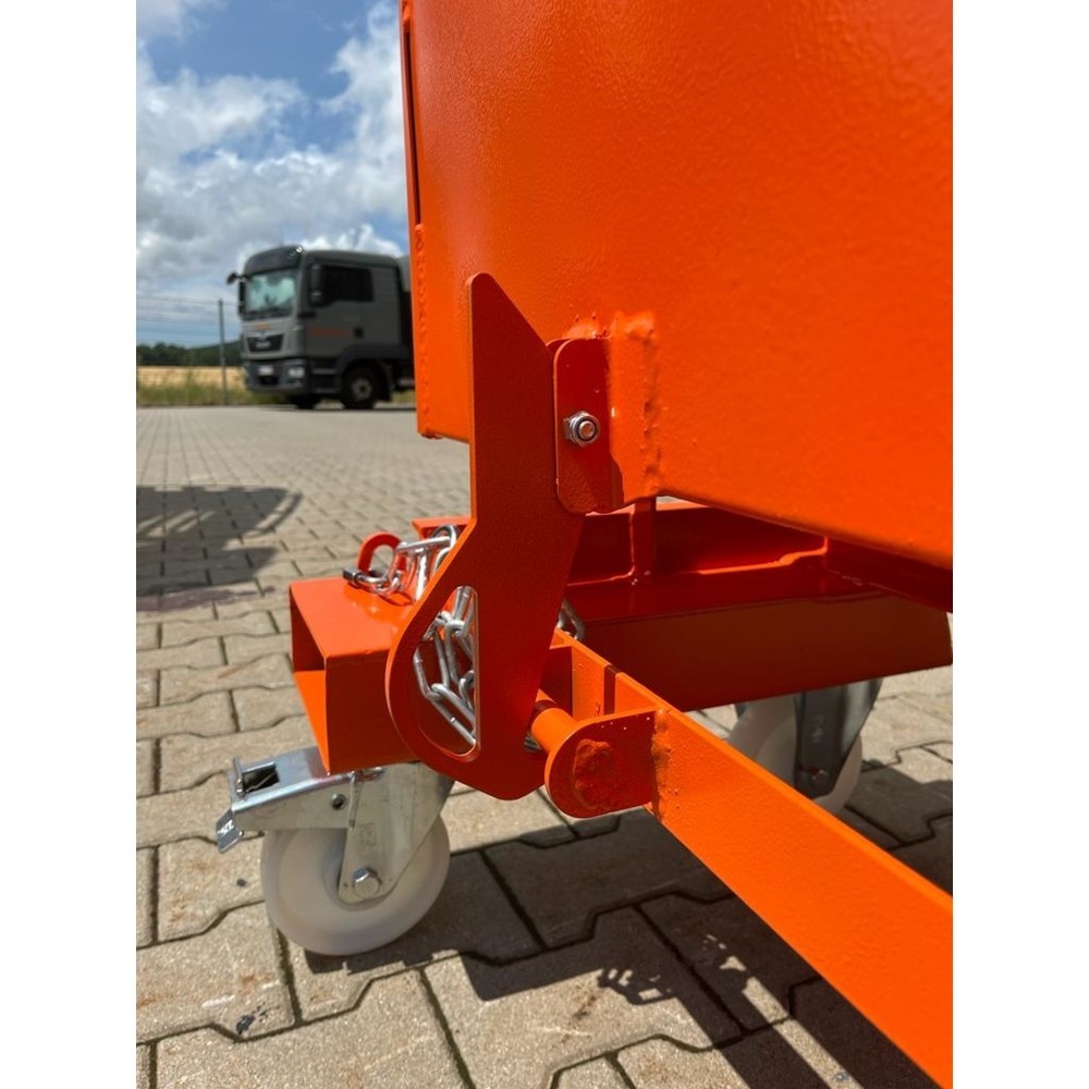 Produktabbildung Nr. 3: Eichinger® Chariot-caisse avec roulettes et entrées de fourche, 300 kg, 750 litres, gris anthracite