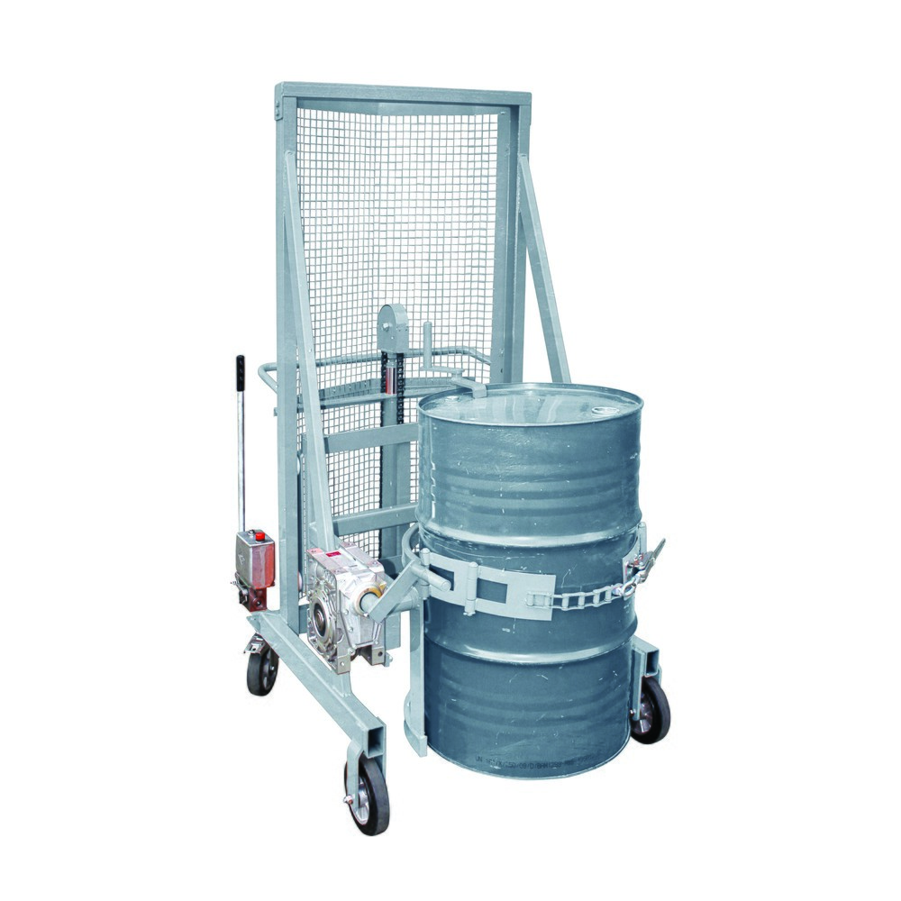 Produktabbildung Nr. 1: Eichinger® Chariot porte-fût, mécanique, manivelle galvanisée à chaud