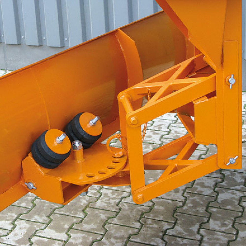 Produktabbildung Nr. 2: Eichinger® Lame de chasse-neige avec compensation de niveau, entrée de fourche en haut Largeur de lame 1 500 mm bleu gentiane, acier
