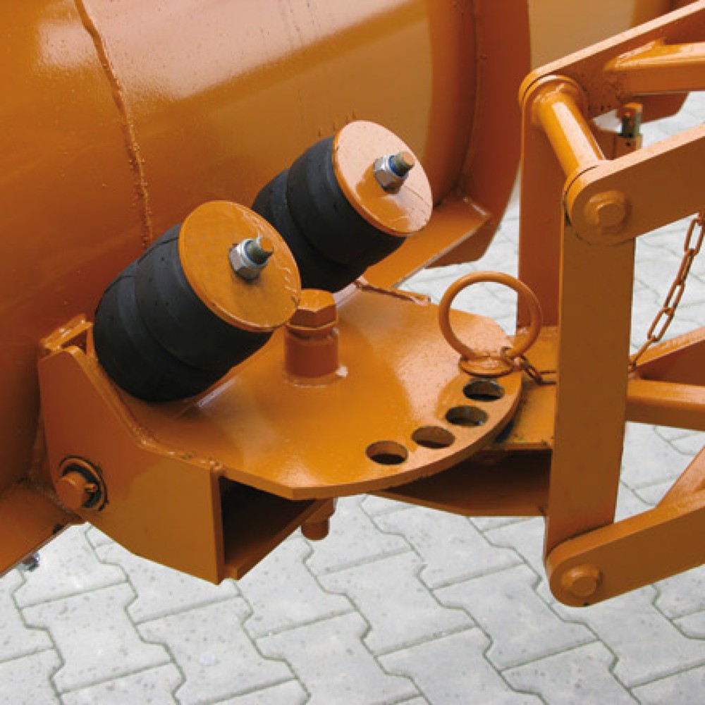 Produktabbildung Nr. 3: Eichinger® Lame de chasse-neige avec compensation de niveau, entrée de fourche en haut Largeur de lame 1 500 mm bleu gentiane, acier
