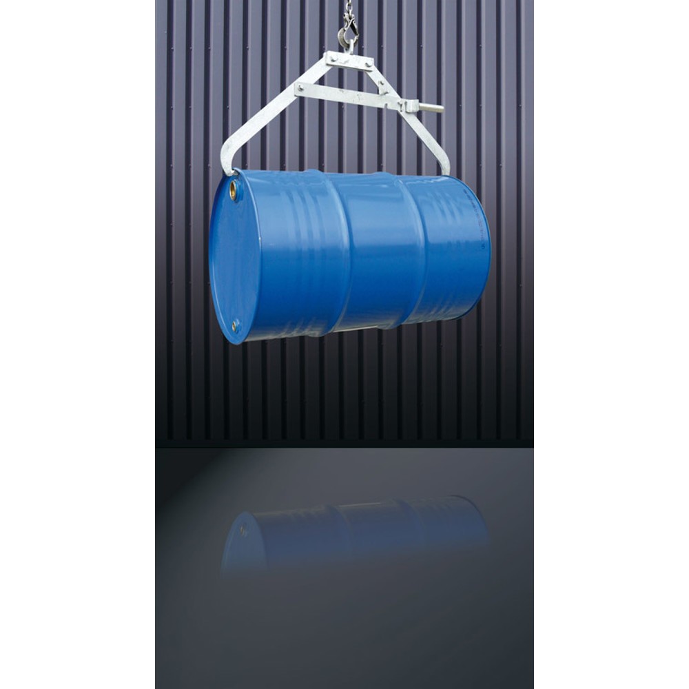 Produktabbildung Nr. 1: Eichinger® Ciseaux pince-fûts pour grue, 1 x fût couché orangé pur