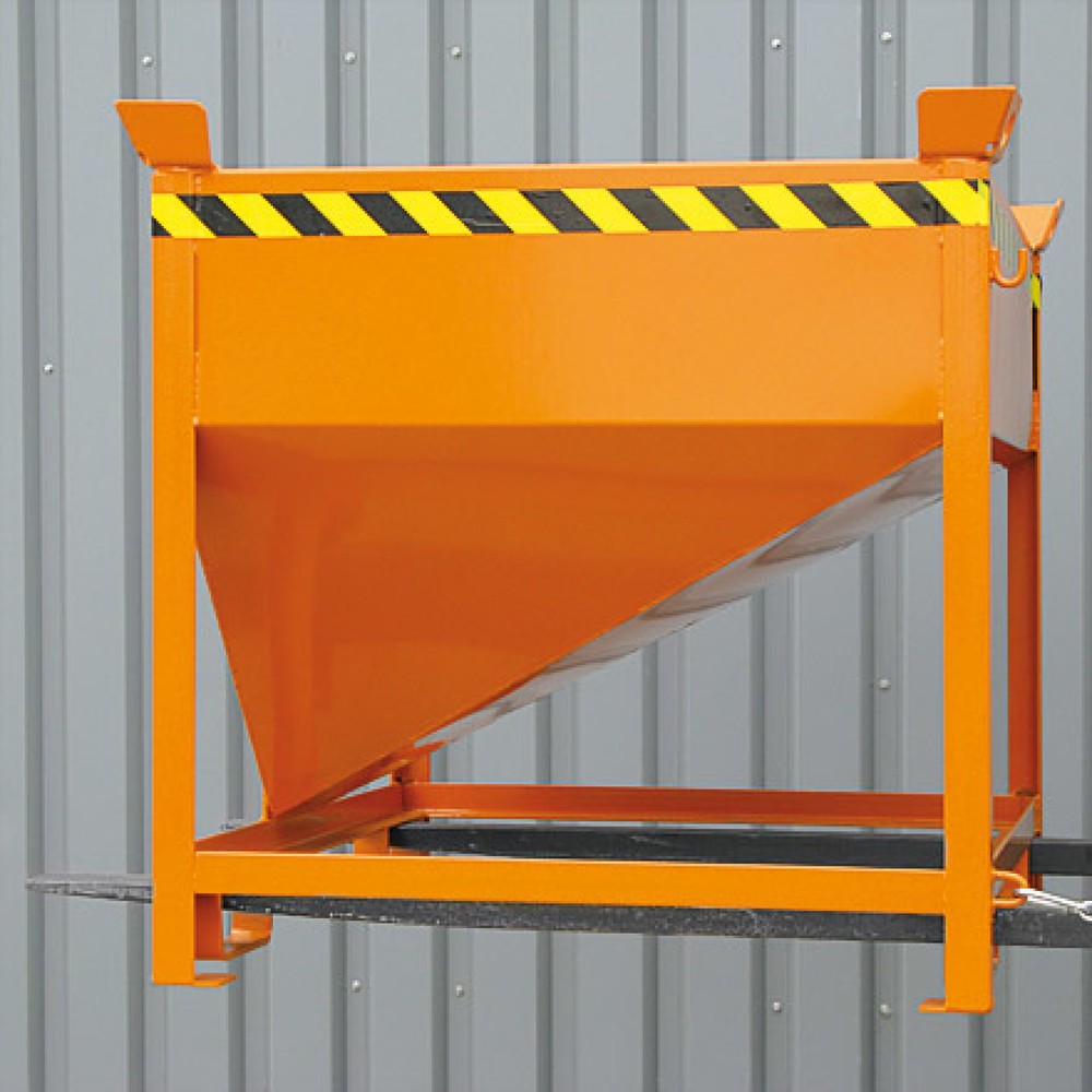 Produktabbildung Nr. 4: Eichinger® Conteneur silo à guillotine, 300 litres orangé pur