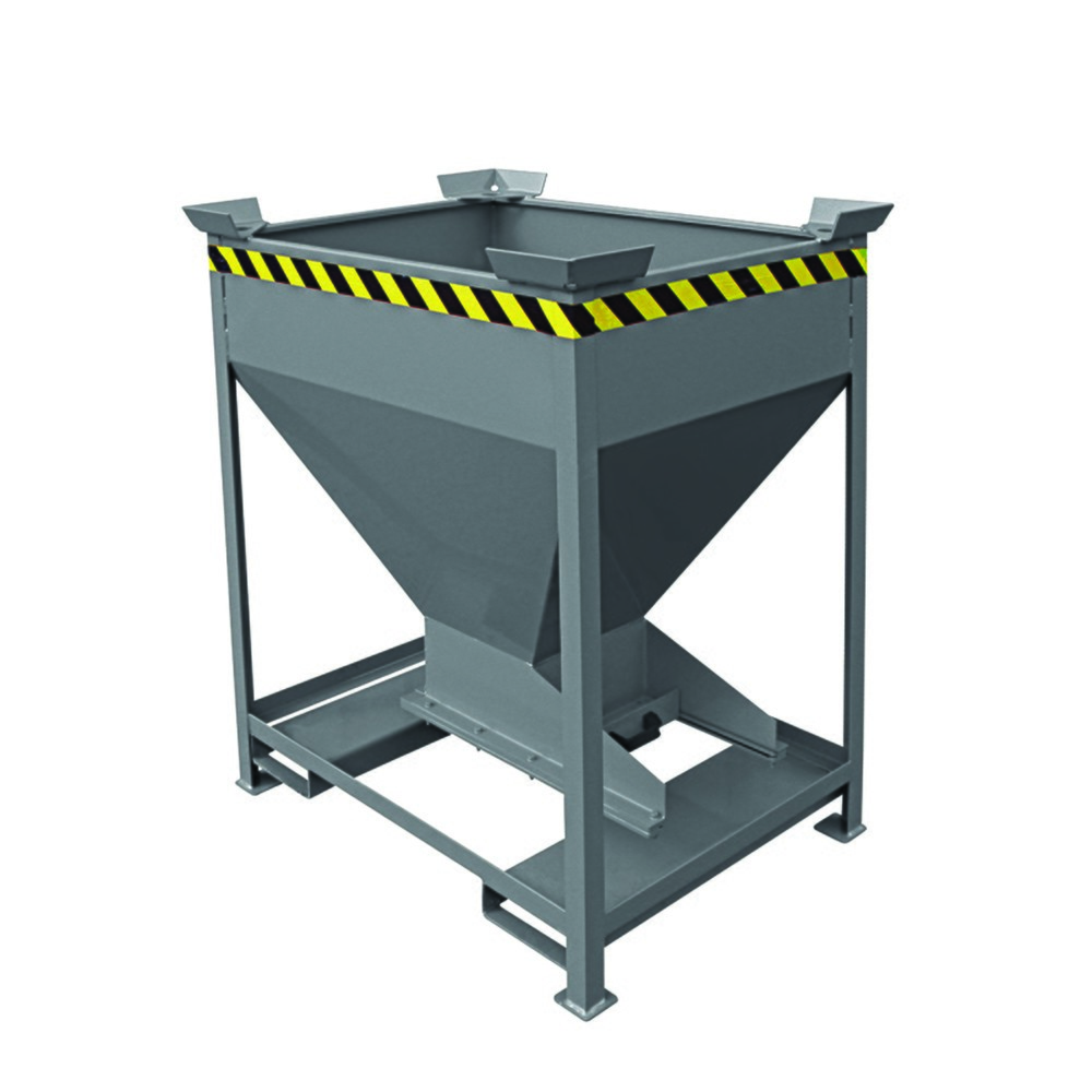 Illustration du produit: Eichinger® Conteneur silo avec trappe coulissante de dosage sur la trémie de sortie, 600 litres gris anthracite