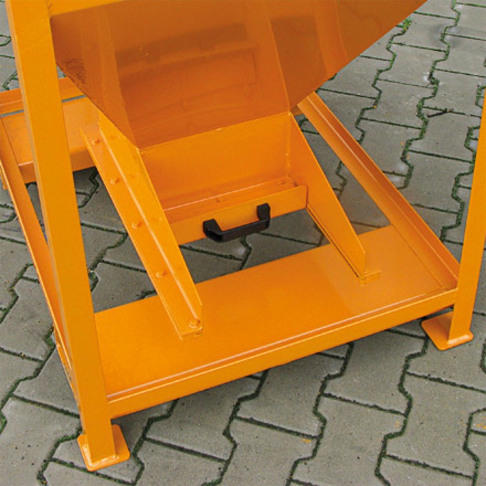 Produktabbildung Nr. 5: Eichinger® Conteneur silo avec trappe coulissante de dosage sur la trémie de sortie, 300 litres bleu gentiane