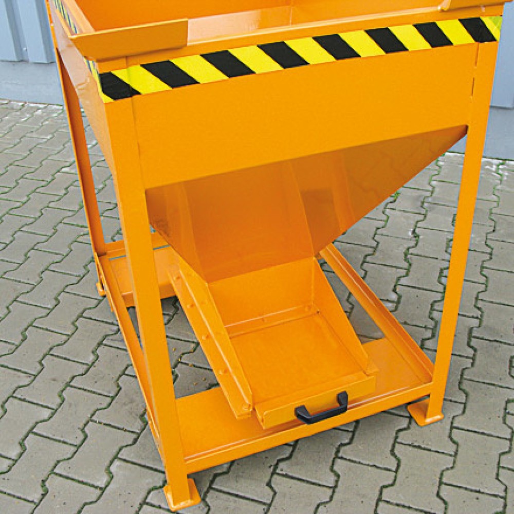 Produktabbildung Nr. 6: Eichinger® Conteneur silo avec trappe coulissante de dosage sur la trémie de sortie, 300 litres bleu gentiane
