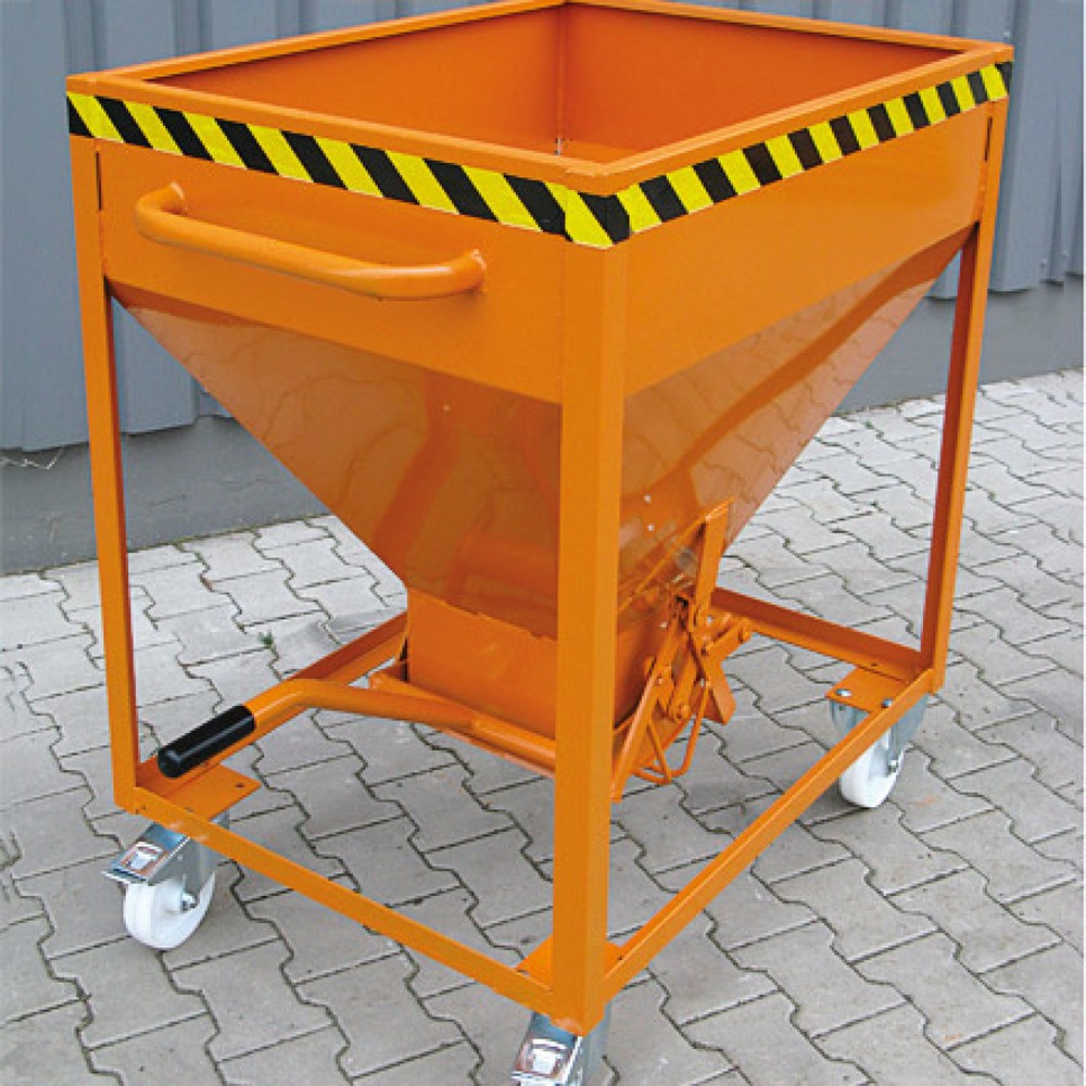 Produktabbildung Nr. 4: Eichinger® Conteneur silo sur roulettes, sorti centrale commandée par levier, 300 litres, gris anthracite