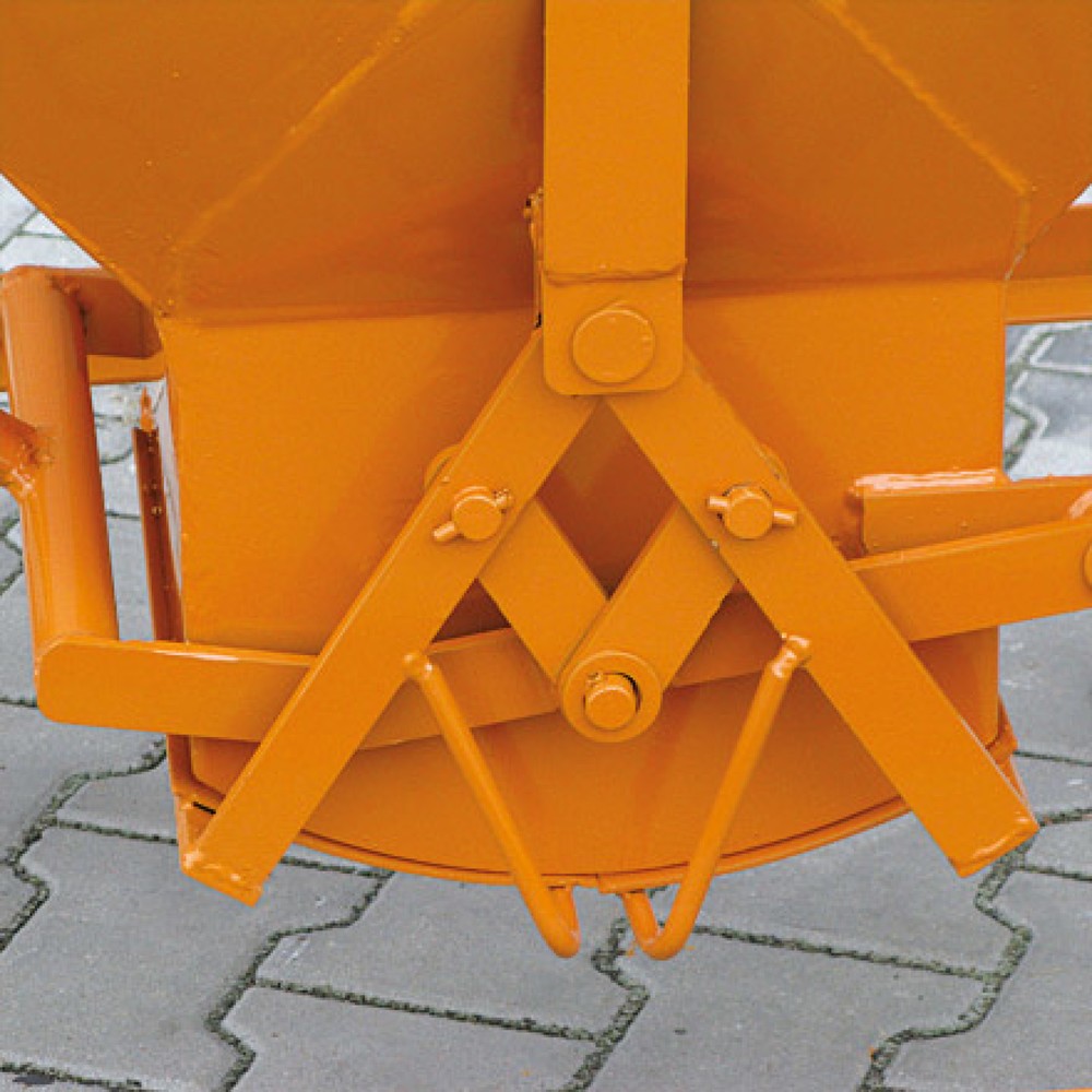 Produktabbildung Nr. 5: Eichinger® Conteneur silo sur roulettes, sorti centrale commandée par levier, 300 litres, gris anthracite