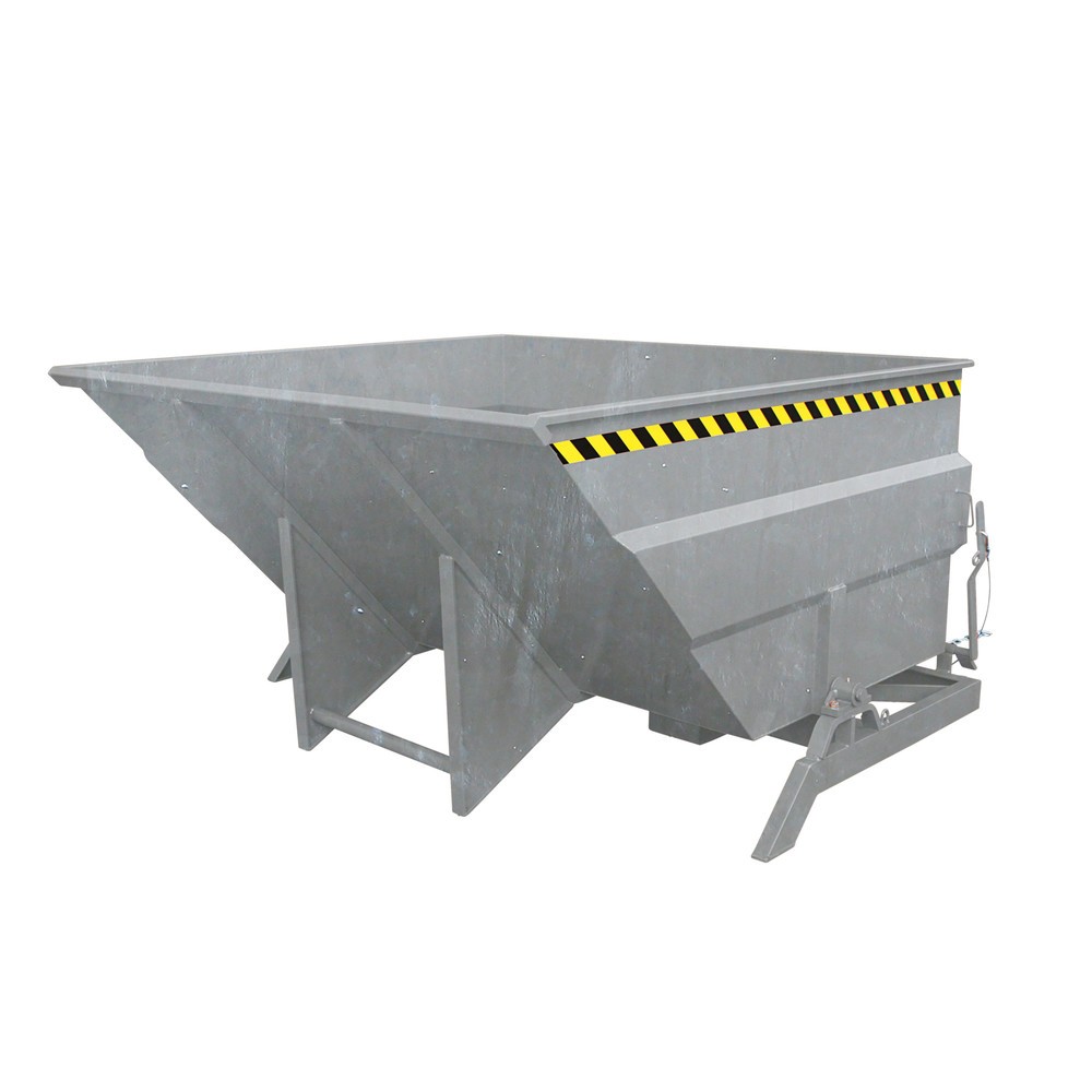 Produktabbildung Nr. 1: Eichinger® Kippbehälter extragross und massiv, 2500 kg, 4000 Liter, feuerverzinkt