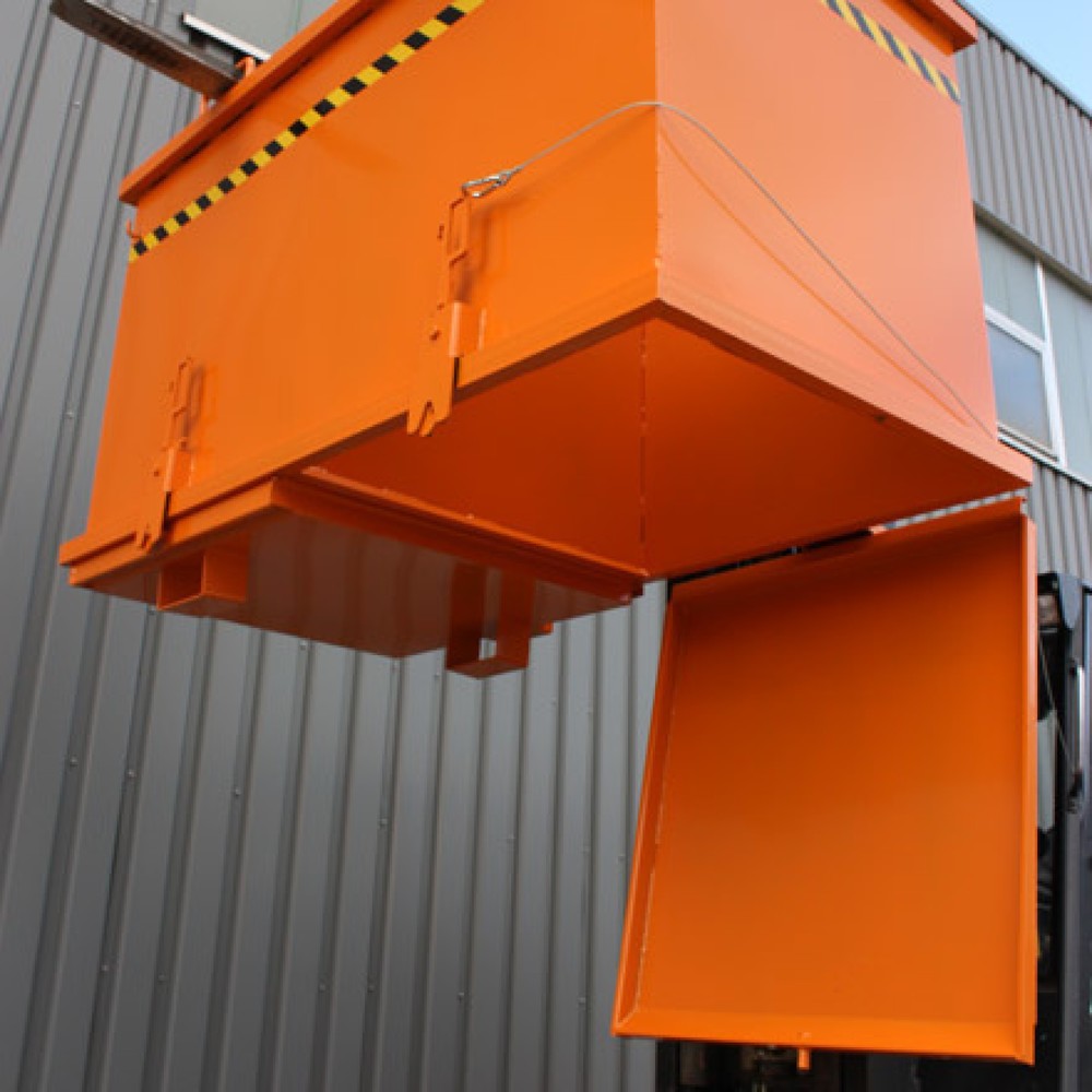 Produktabbildung Nr. 2: Eichinger® Klappbodenbehälter Sortiersystem, 2x900 LIter enzianblau