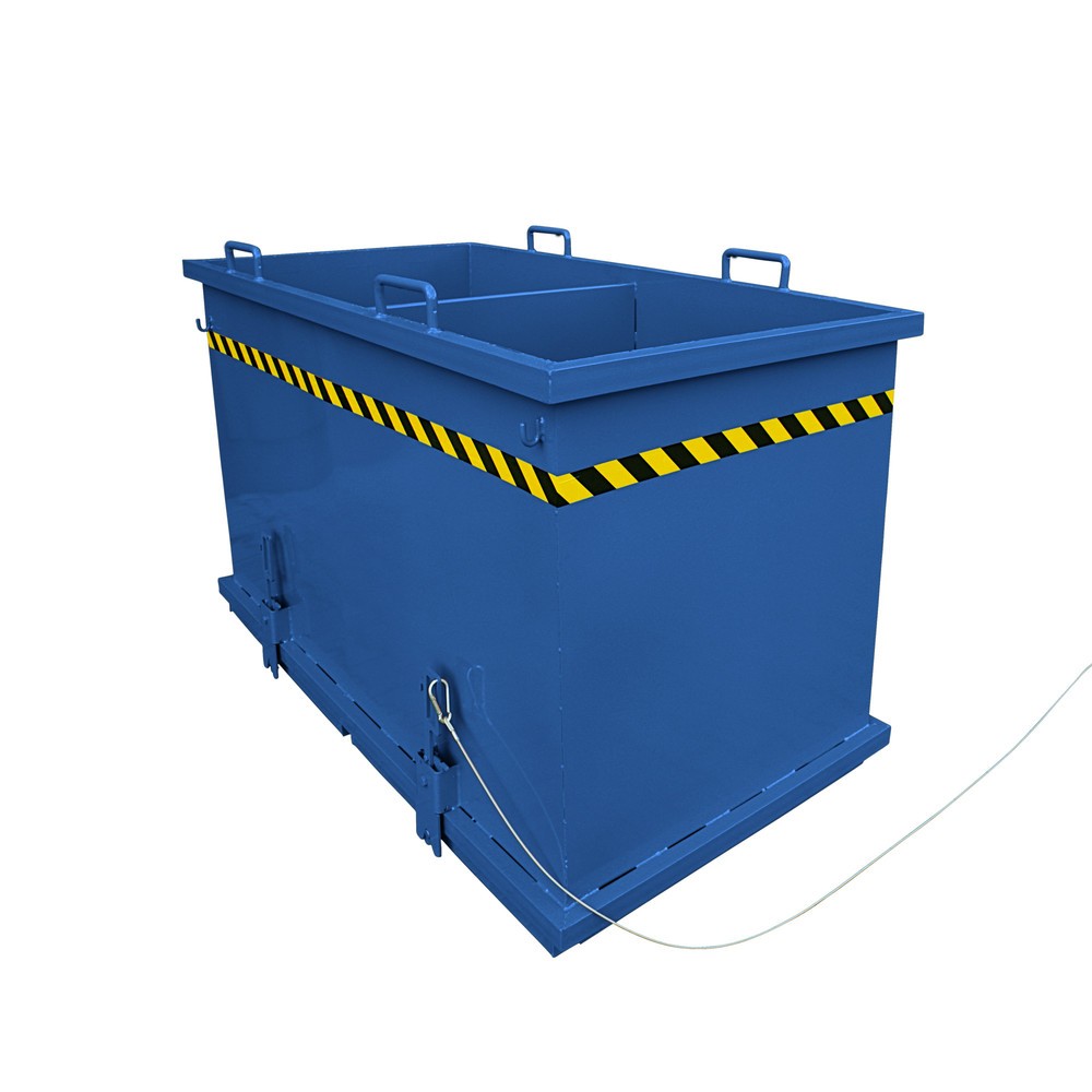 Produktabbildung: Eichinger® Klappbodenbehälter Sortiersystem, 2x900 LIter enzianblau