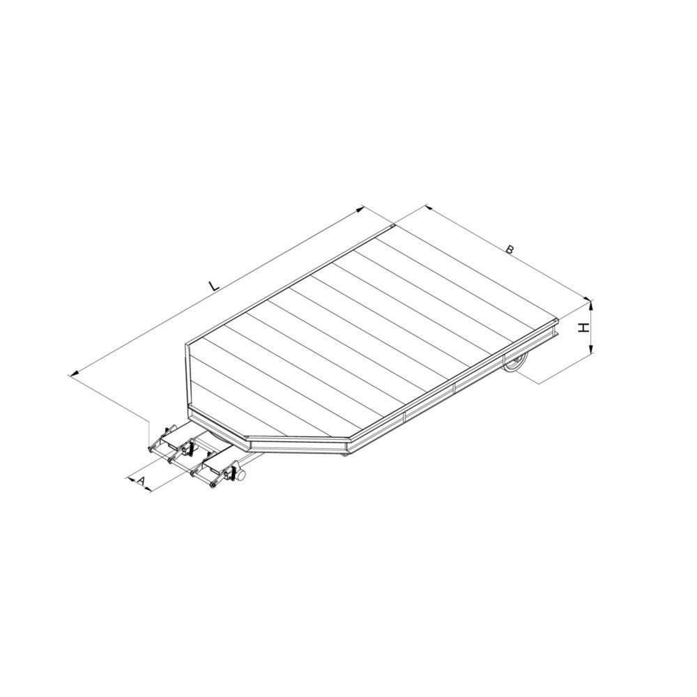 Produktabbildung Nr. 9: Eichinger® Kommissionierplattform, LxB 3610x2000 mm, enzianblau