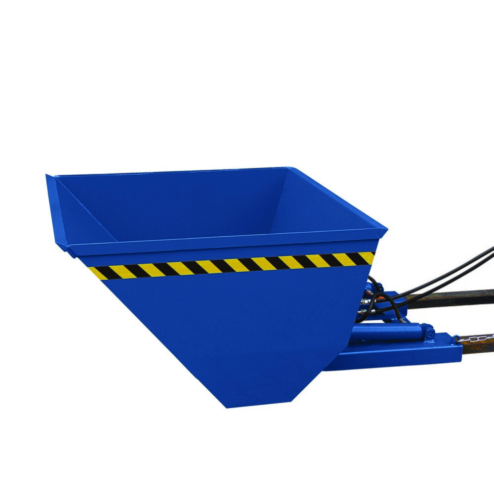 Produktabbildung: Eichinger® Ladeschaufel mit hydraulischer Kippvorrichtung, 1600 kg, 500 Liter enzianblau