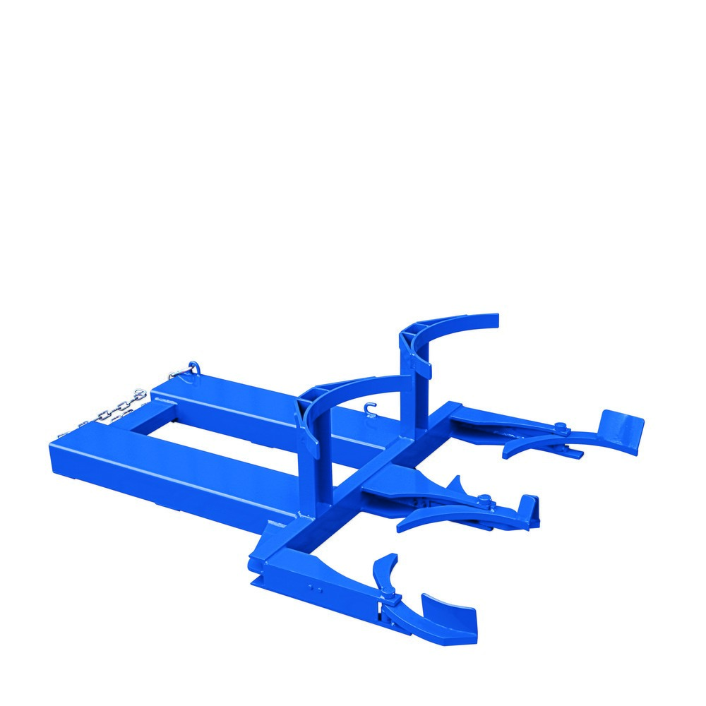 Illustration du produit: Eichinger® Lève-fûts pour fûts debout, 1 fût de 120 l, bleu gentiane