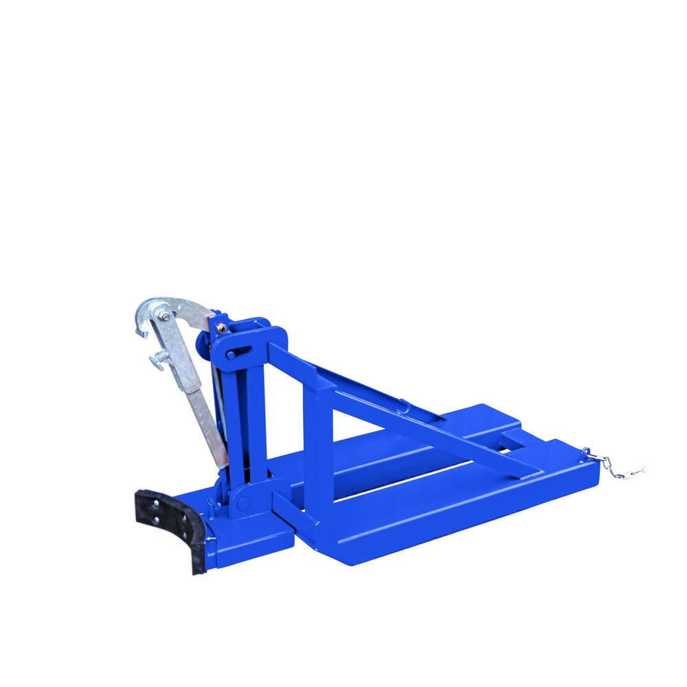 Illustration du produit: Eichinger® Lève-fûts pour fûts en acier et en plastique, 1 fût, bleu gentiane