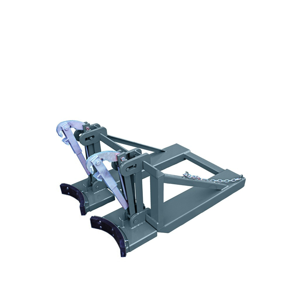 Illustration du produit: Eichinger® Lève-fûts pour fûts en acier et plastique, 2 x fûts, gris anthracite