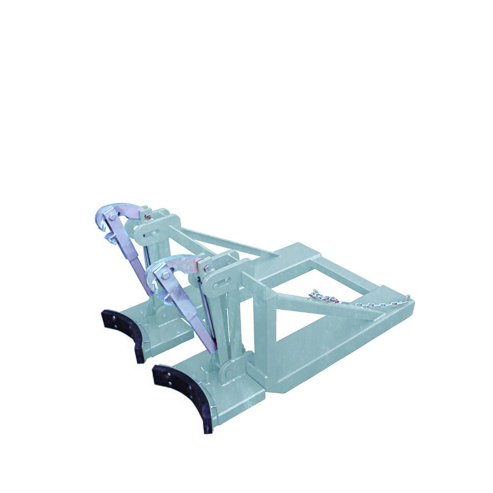 Produktabbildung Nr. 1: Eichinger® Lève-fûts pour fûts en acier et plastique, 2 x fûts, galvanisé à chaud