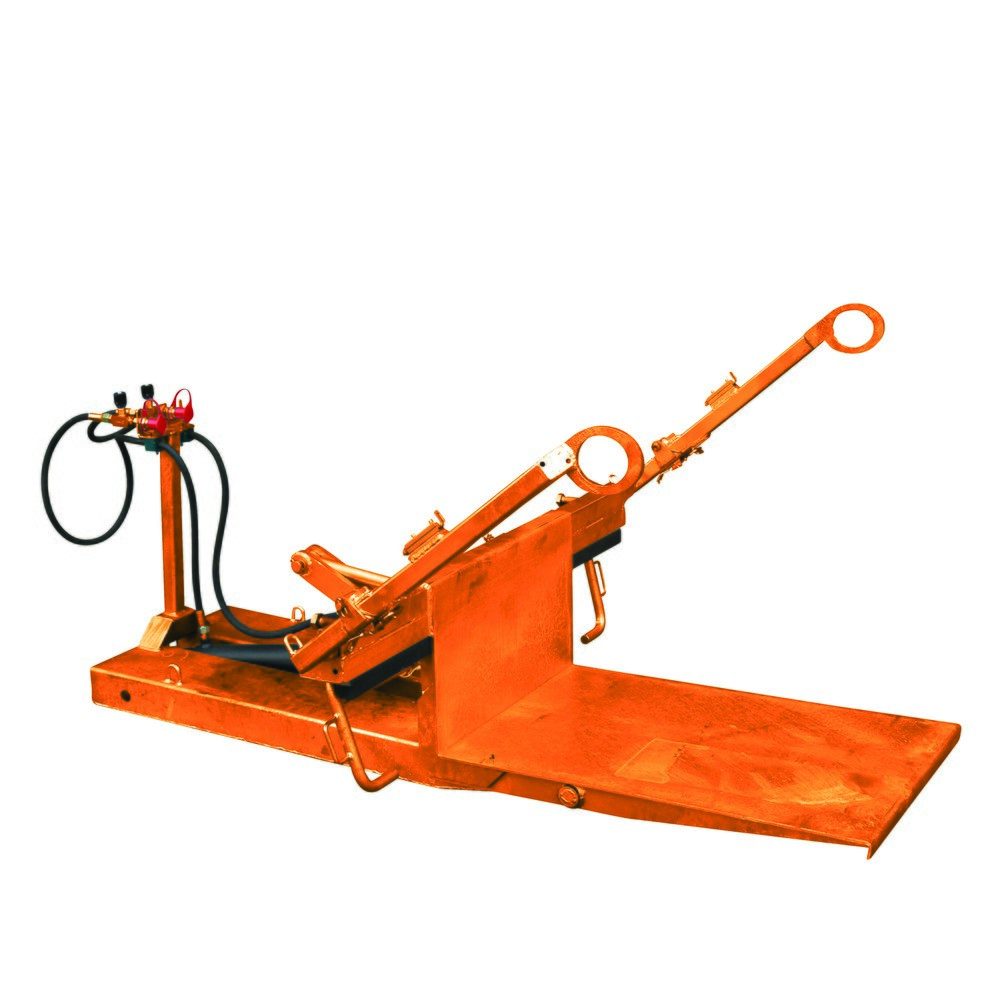 Produktabbildung: Eichinger® Mülltonnenkipper für Müllgrossbehälter (MGB), 600 kg, reinorange