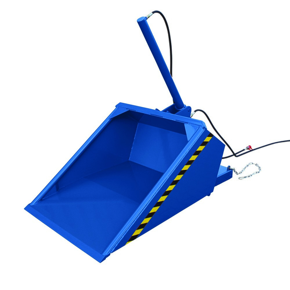 Produktabbildung Nr. 1: Eichinger® Pelle godet avec basculement hydraulique, 1 000 kg, 500 litres, bleu gentiane