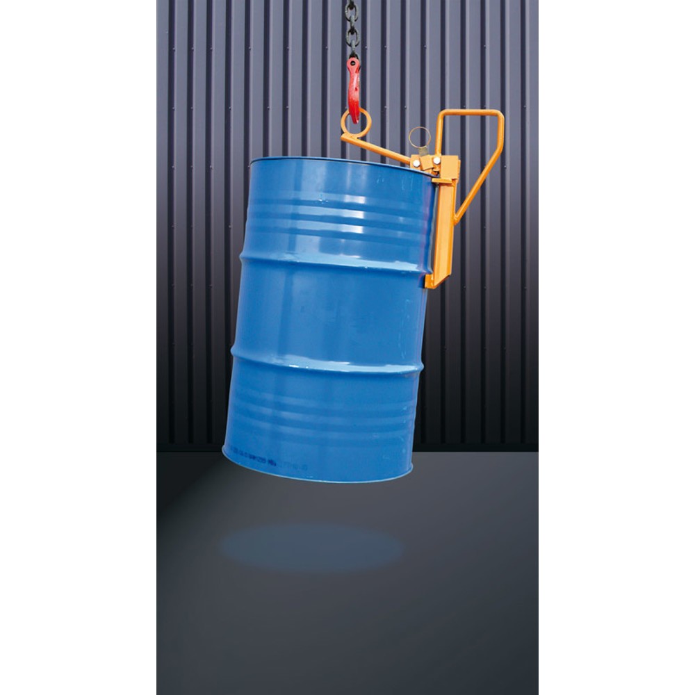 Illustration du produit: Eichinger® Pince à fûts pour grue, 1 fût bleu gentiane