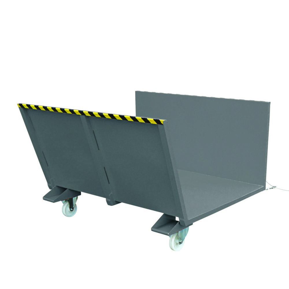 Illustration du produit: Eichinger® Plate-forme de collecte de bois long avec rampes latérales, 500 kg gris anthracite