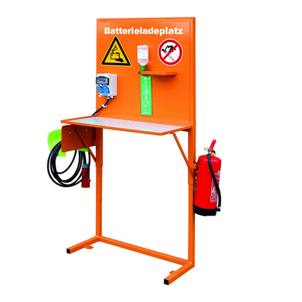 Produktabbildung Nr. 1: Eichinger® Poste de charge conforme GroLa BG et à la fiche d'information VdS 2259, 2116.1 orangé pur
