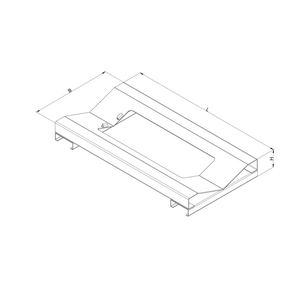 Produktabbildung Nr. 2: Eichinger® Regal-Fasspalette für sichere Lage bei Transport und im Regal, 1 x Fass reinorange