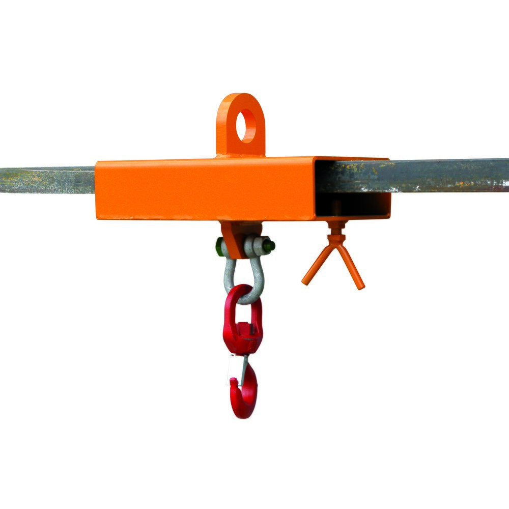 Produktabbildung Nr. 1: Eichinger® Rehausse de chariot pour crochet de levage pour 1 bras, 1 000 kg, orangé pur