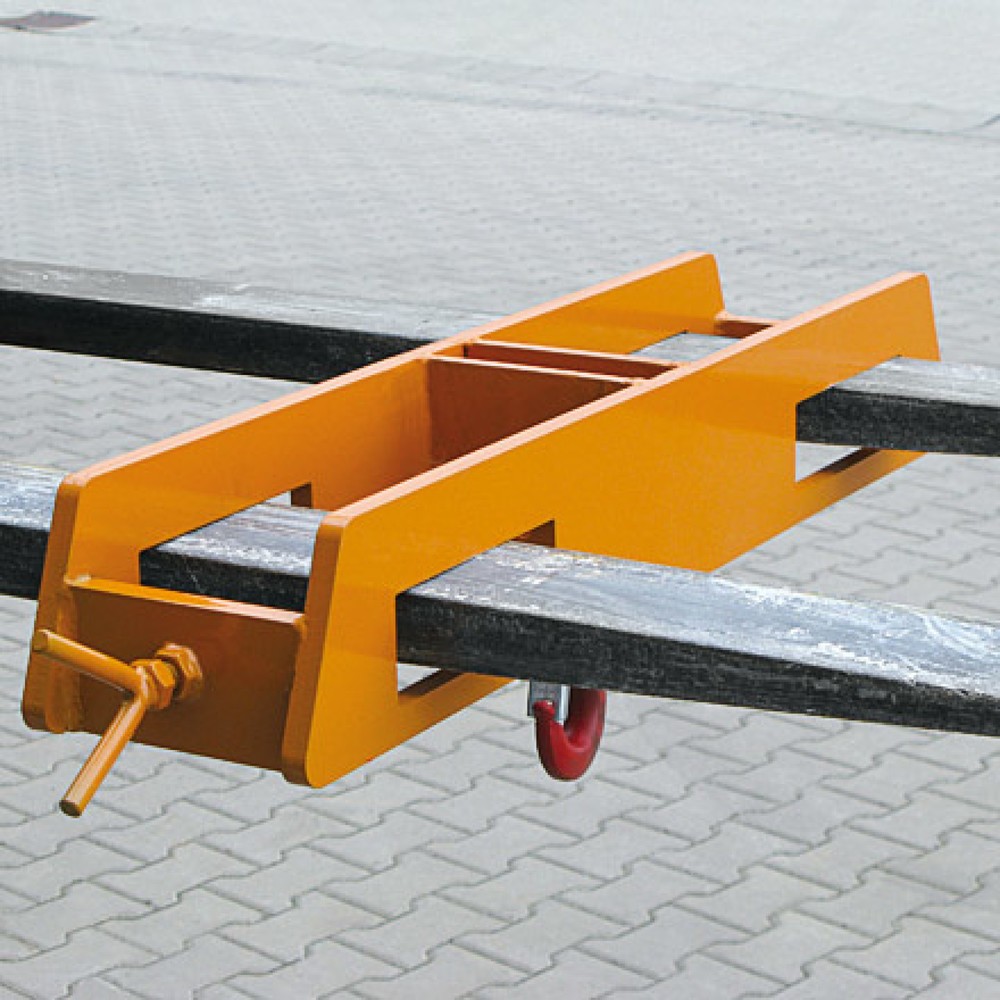 Produktabbildung Nr. 7: Eichinger® Rehausse de chariot pour crochet de levage sur deux bras de fourche, 2 500 kg, bleu gentiane
