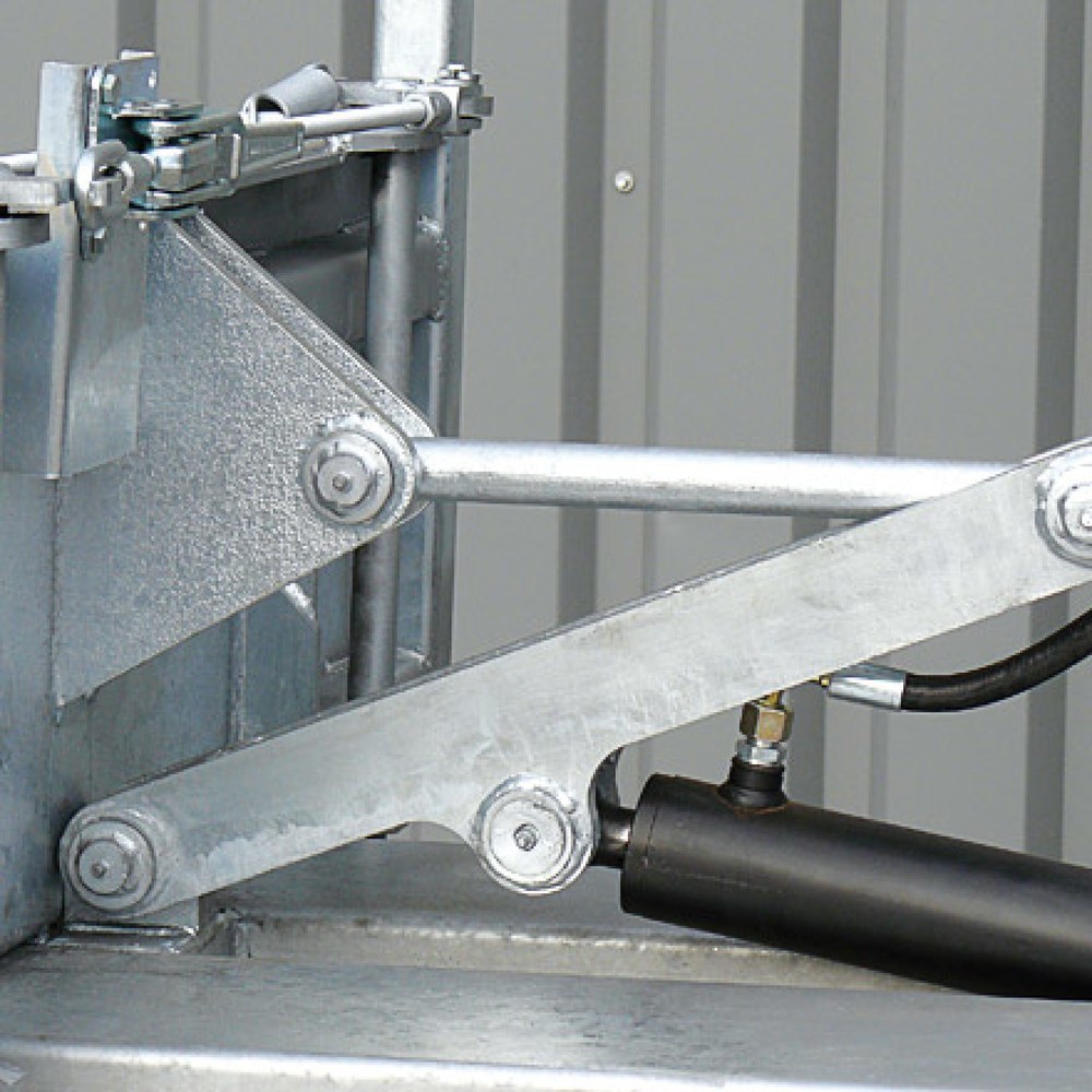 Produktabbildung Nr. 2: Eichinger® Gitterboxenkipper für Gitterbehälter in Euro-Norm, reinorange