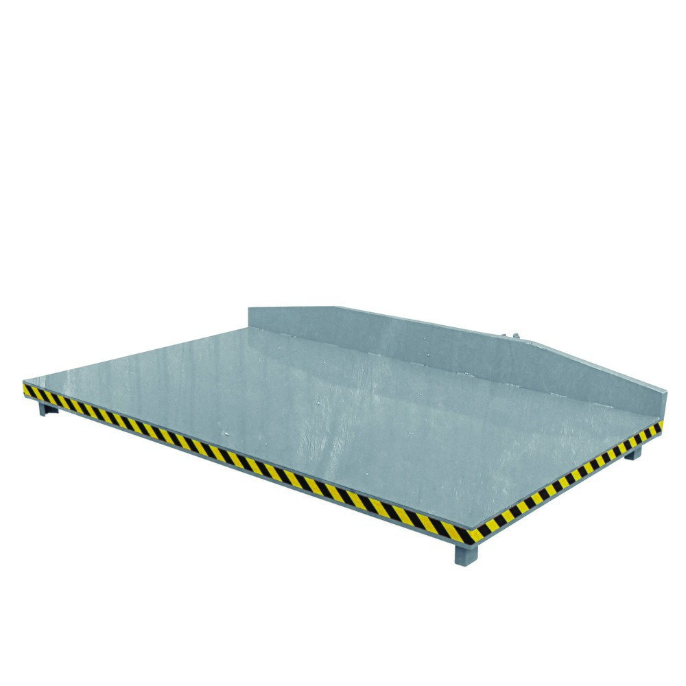 Produktabbildung: Eichinger® Sammelplattform, LxB 4000x1790 mm, feuerverzinkt