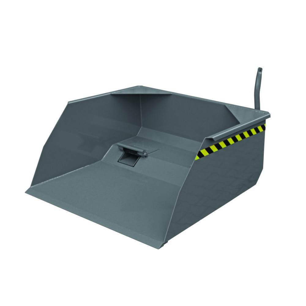 Produktabbildung: Eichinger® Schaufel mit Staplergabel-Durchschub, 4000 kg, 1750 Liter anthrazitgrau