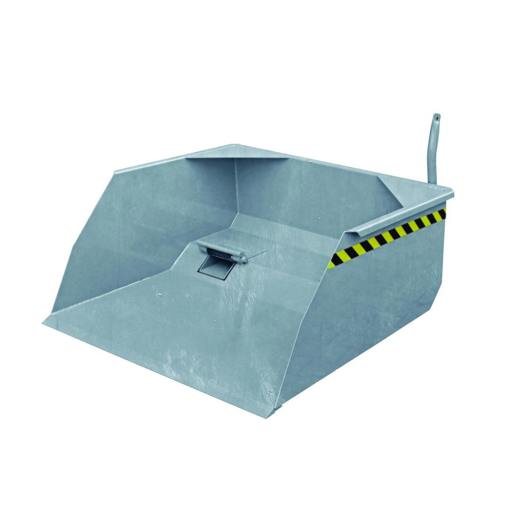 Produktabbildung: Eichinger® Schaufel mit Staplergabel-Durchschub, 4000 kg, 2000 Liter feuerverzinkt