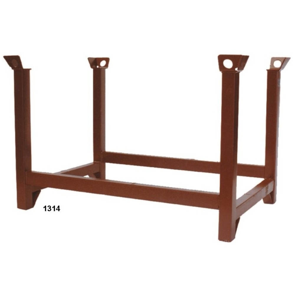 Produktabbildung: Eichinger® Stapelpaletten-Gestell, 2000 kg, LxBxH 1000x800x750 mm, schokoladenbraun