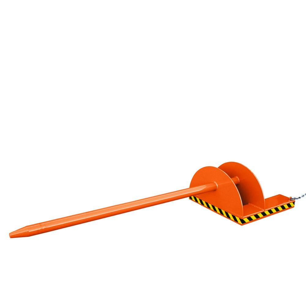 Produktabbildung Nr. 1: Eichinger® Support d’éperon sur bras de fourche 1 500 kg, longueur 2 800 mm, diamètre de l’éperon 85 mm, orangé pur