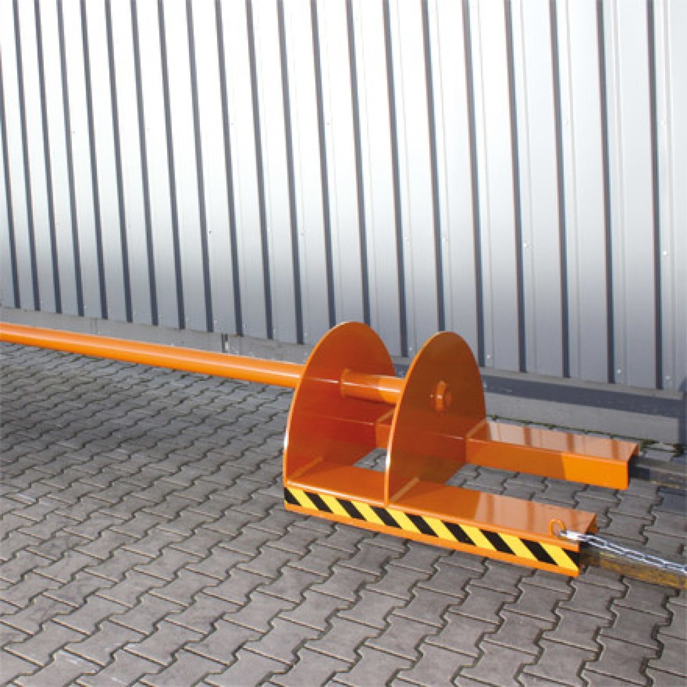Produktabbildung Nr. 2: Eichinger® Support d’éperon sur bras de fourche 1 000 kg, longueur 2 800 mm, diamètre de l’éperon 85 mm, bleu gentiane
