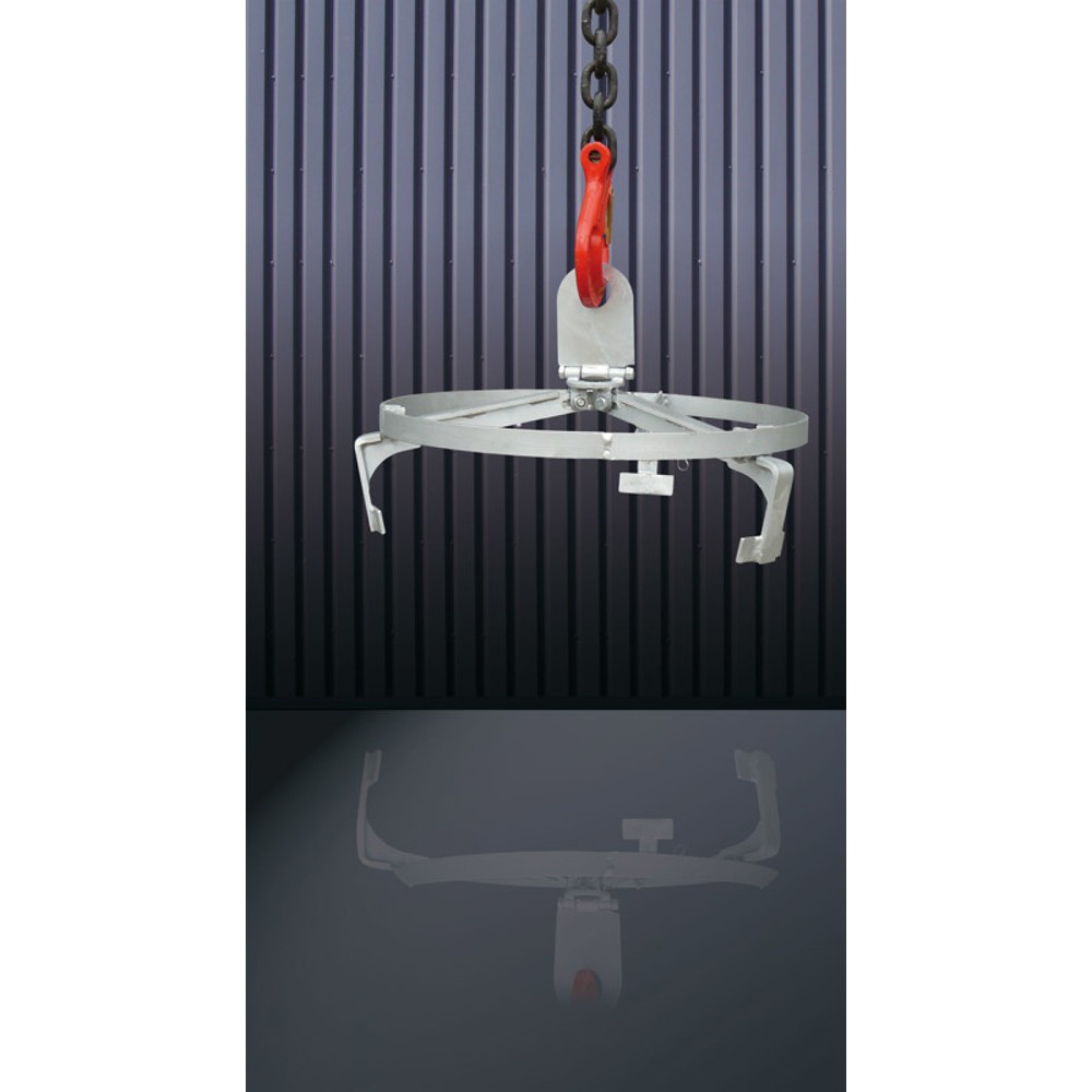 Illustration du produit: Eichinger® Traverse porte-fûts pour grue, 1 fût gris anthracite