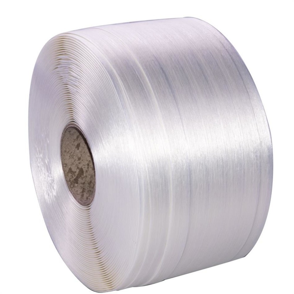 Produktabbildung Nr. 3: Einsteiger-Set Textilbandumreifung, verleimtes Fadenstrukturband, Bandbreite 13 mm