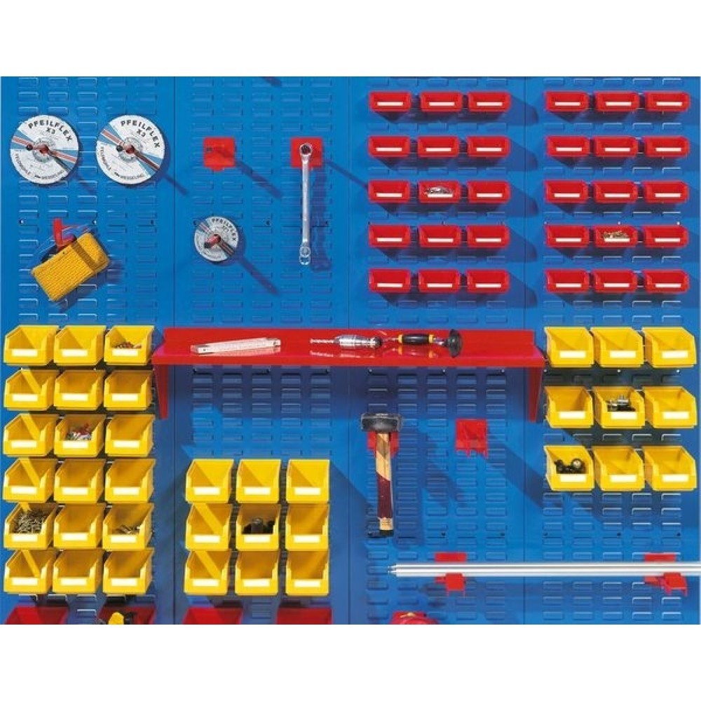Produktabbildung Nr. 1: Einzelplatten für Kappes RasterPlan Schlitzplatten, HxB 1.500 x 450 mm, enzianblau