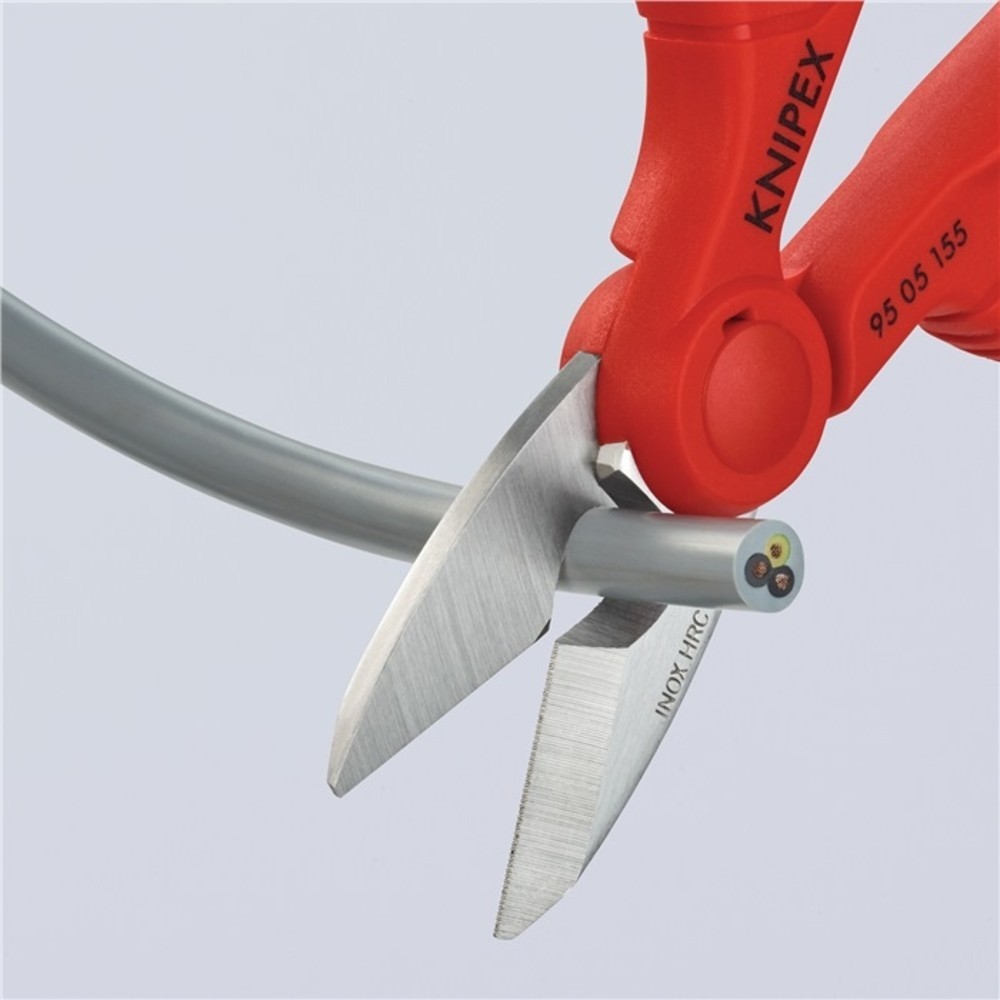 Produktabbildung Nr. 2: Ciseaux pour électricien/artisan longueur 155 mm Gaines bicomposant KNIPEX
