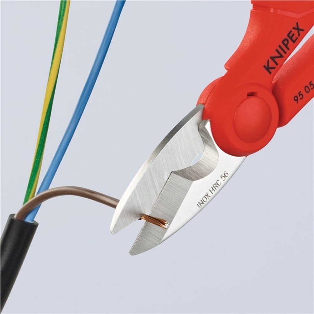 Produktabbildung Nr. 8: Ciseaux pour électricien/artisan longueur 155 mm Gaines bicomposant KNIPEX