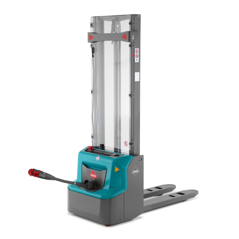 Produktabbildung Nr. 6: Elektro-Hochhubwagen Ameise® PSE 1.2 mit Einfach-Mast, Hubhöhe 1.600 mm, Tragfähigkeit 1.200 kg