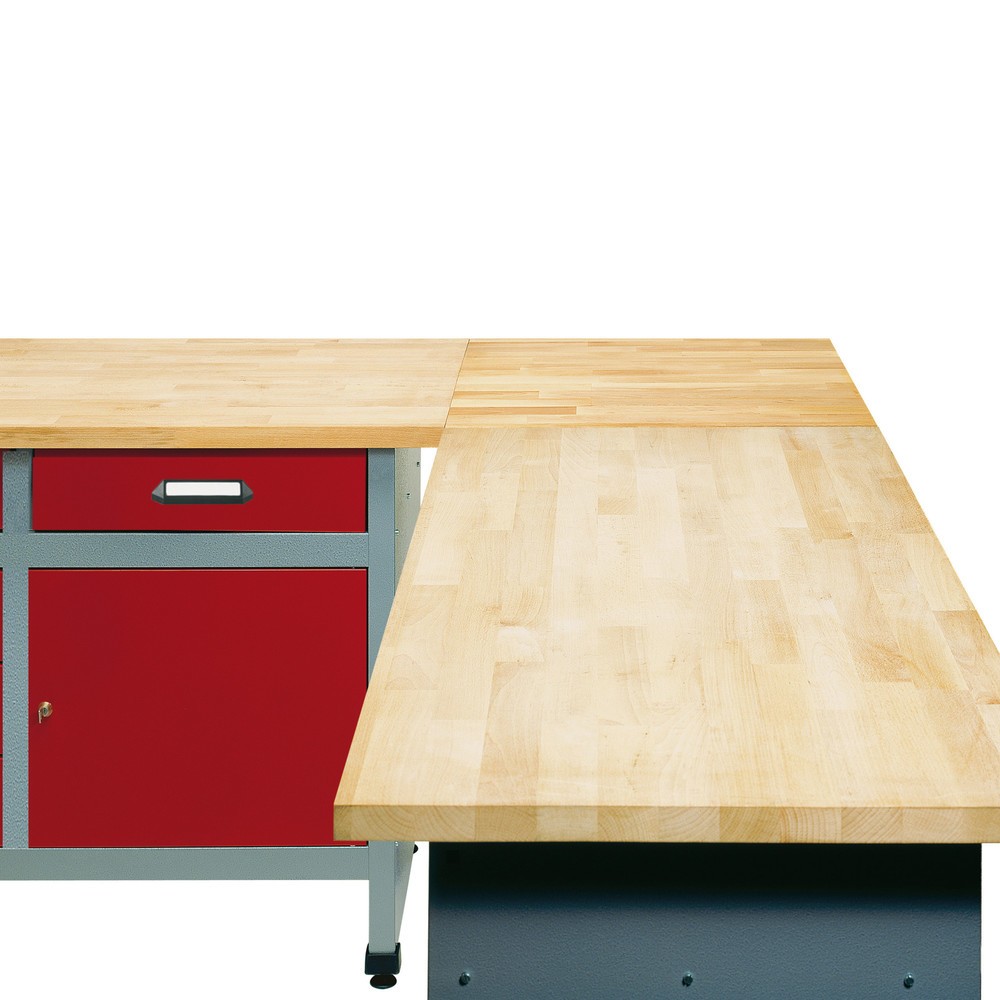 Illustration du produit: Élément d’angle/de jonction pour établi, l x P 600 x 600 mm, capacité de 300 kg
