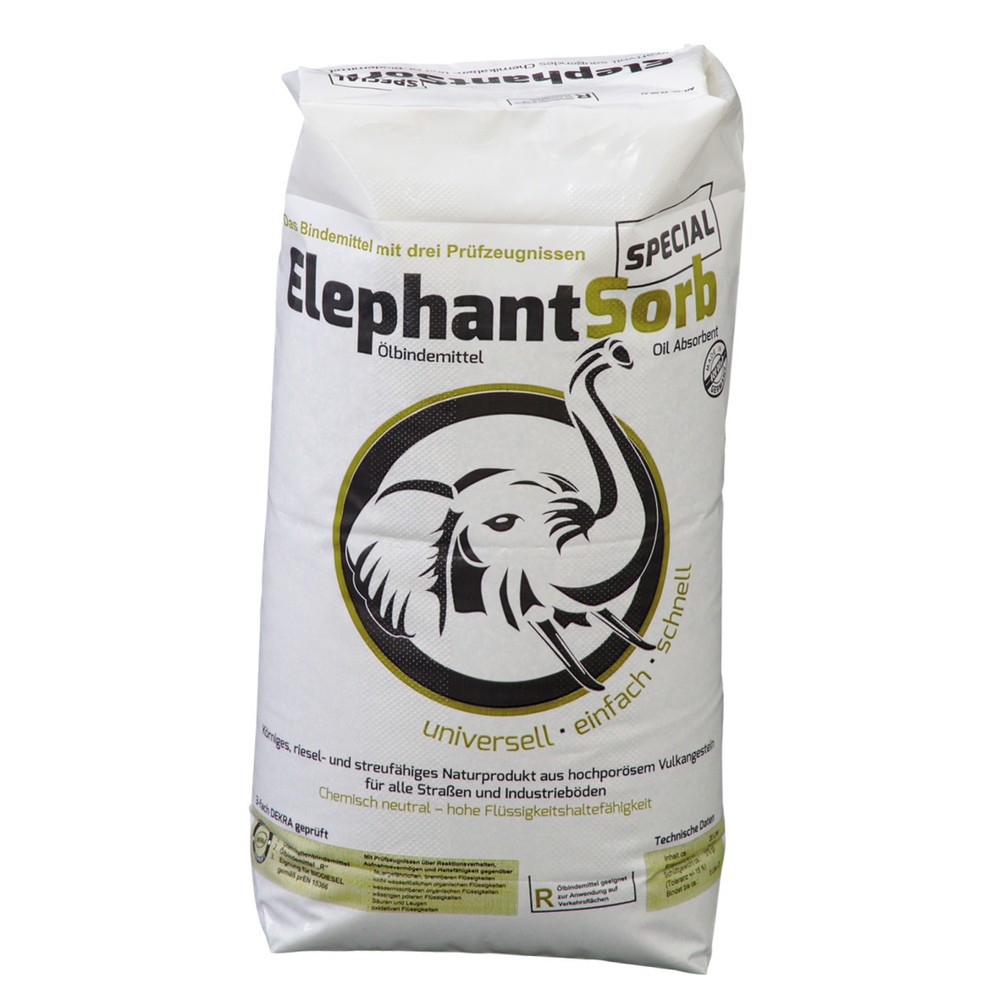 Produktabbildung Nr. 1: Elephant Sorb Special, 20 Liter, Chemikalien- und Ölbindemittel "R", 4 Stk/VE