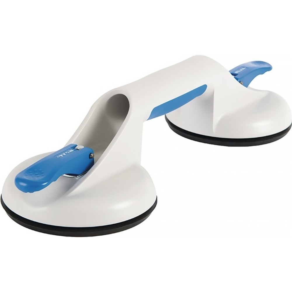 Illustration du produit: Ventouse de levage capacité de charge 50 kg D. tête 120 mm 2 têtes plastique VER
