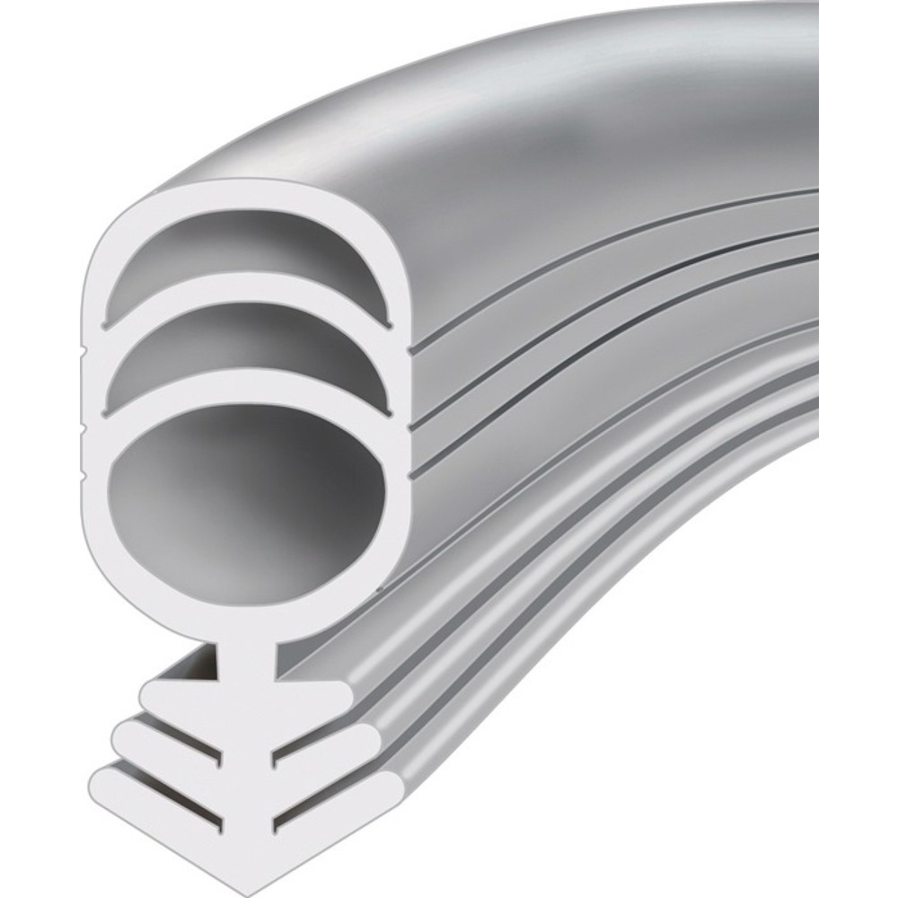 Illustration du produit: ELLEN Renovierungsdichtung Universeal Plus, TPE blank schwarz, Länge 25 m Breite 8 mm zum Einziehen