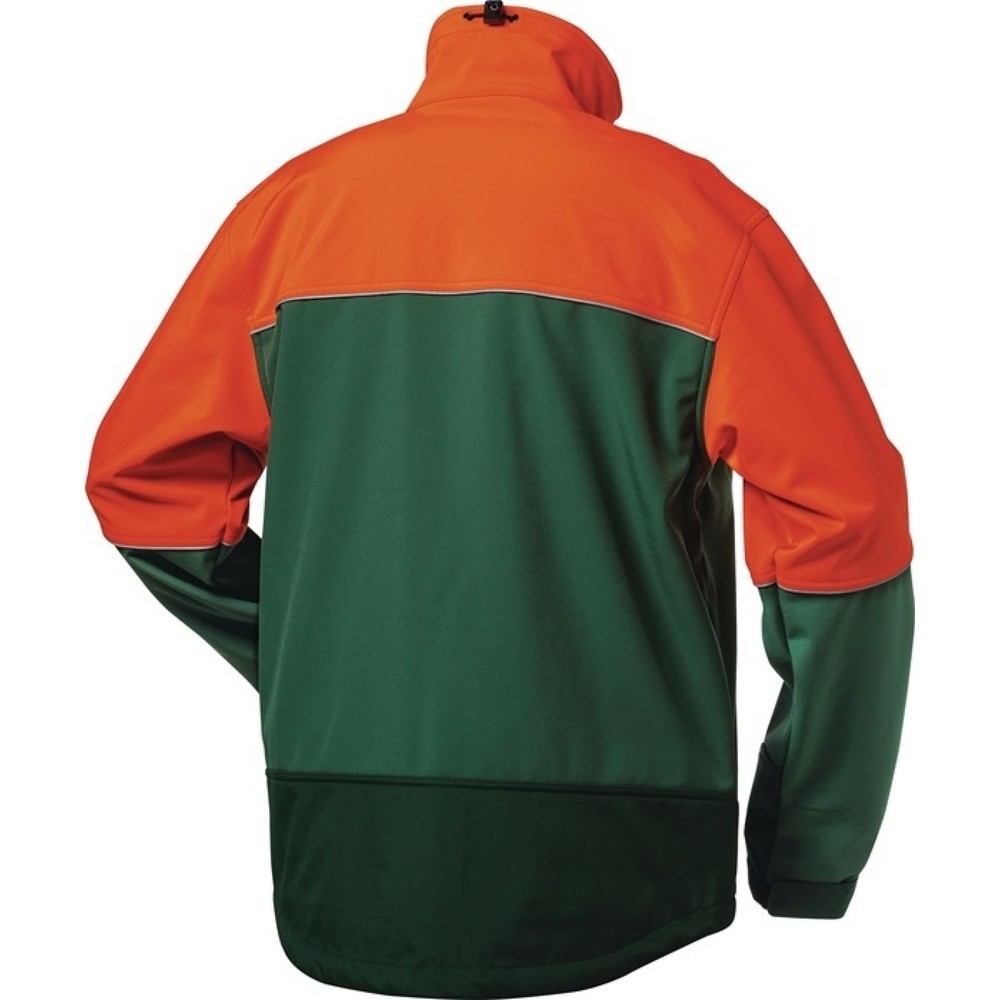 Produktabbildung Nr. 2: ELYSEE Waldarbeiter-Softshelljacke SANDDORN, grün/orange, Größe L